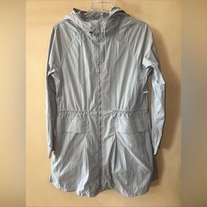 Lululemon Pack & Glyde Hooded Jacket Windbreaker Gray Size 4 Water Resistant